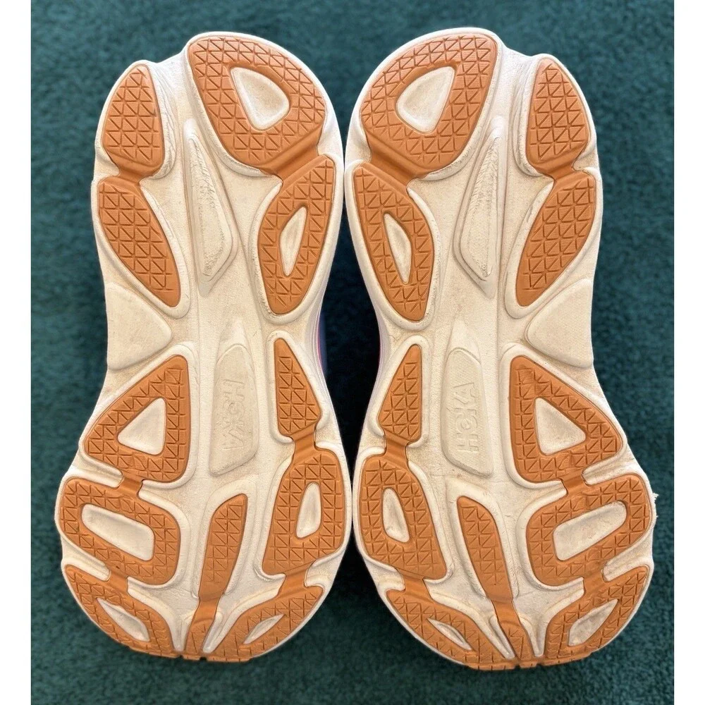 Hoka One One Bondi 8 Coastal Sky All Aboard Running Shoes Womens Size 9.5B - Picture 6 of 7